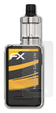 atFoliX Panzerfolie kompatibel mit InnoCigs Cuboid Lite, entspiegelnde und stoßdämpfende FX Schutzfolie (2X)