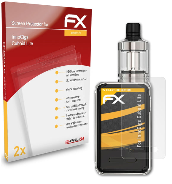 atFoliX FX-Antireflex Displayschutzfolie für InnoCigs Cuboid Lite