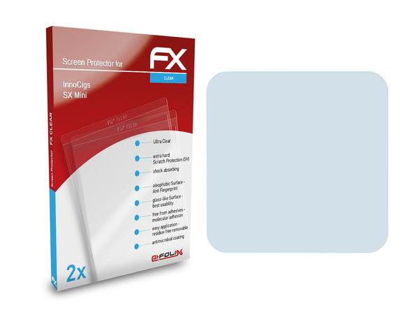 atFoliX FX-Clear Schutzfolie für InnoCigs SX Mini