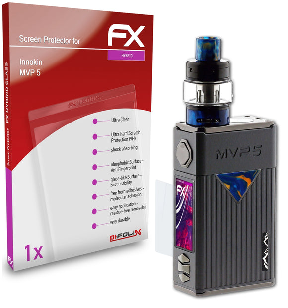 atFoliX FX-Hybrid-Glass Panzerglasfolie für Innokin MVP 5