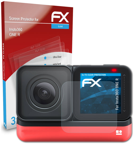 atFoliX FX-Clear Schutzfolie für Insta360 ONE R