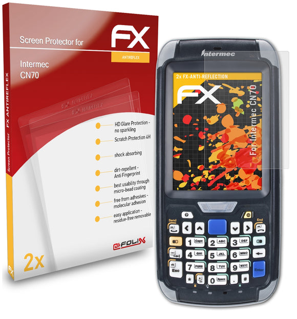 atFoliX FX-Antireflex Displayschutzfolie für Intermec CN70