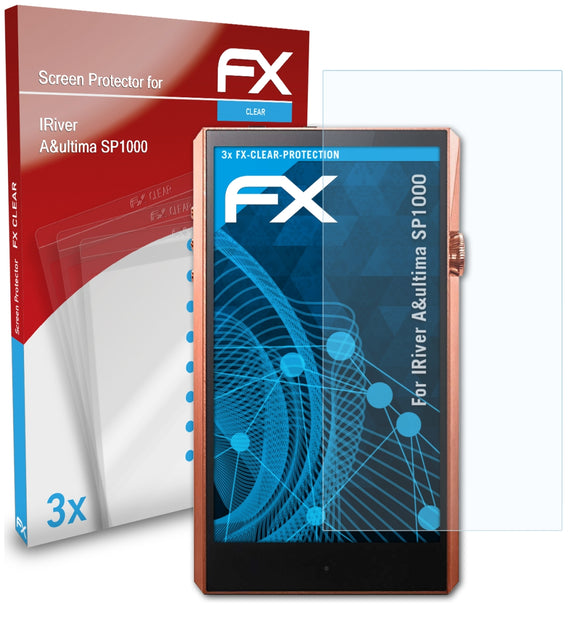 atFoliX FX-Clear Schutzfolie für IRiver A&ultima SP1000