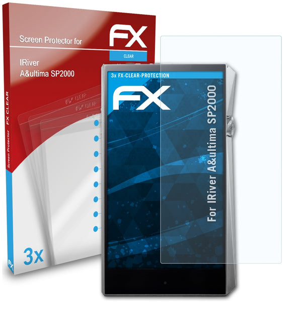 atFoliX FX-Clear Schutzfolie für IRiver A&ultima SP2000