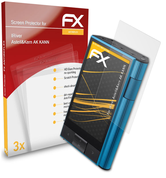 atFoliX FX-Antireflex Displayschutzfolie für IRiver Astell&Kern AK KANN