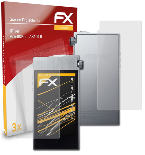atFoliX FX-Antireflex Displayschutzfolie für IRiver Astell&Kern AK100 II
