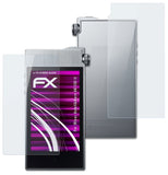 Glasfolie atFoliX kompatibel mit IRiver Astell&Kern AK100 II, 9H Hybrid-Glass FX (1er Set)
