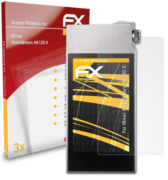 atFoliX FX-Antireflex Displayschutzfolie für IRiver Astell&Kern AK120 II