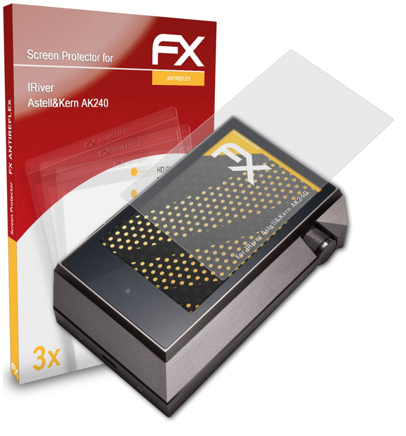 atFoliX FX-Antireflex Displayschutzfolie für IRiver Astell&Kern AK240