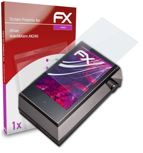 atFoliX FX-Hybrid-Glass Panzerglasfolie für IRiver Astell&Kern AK240