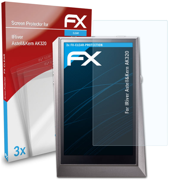 atFoliX FX-Clear Schutzfolie für IRiver Astell&Kern AK320