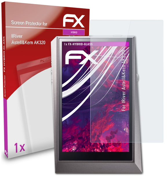 atFoliX FX-Hybrid-Glass Panzerglasfolie für IRiver Astell&Kern AK320