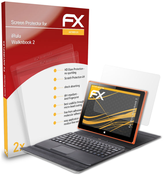 atFoliX FX-Antireflex Displayschutzfolie für iRulu Walknbook 2