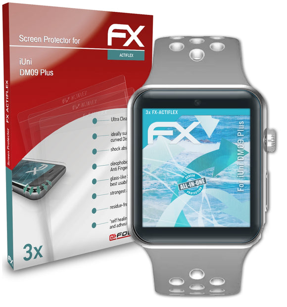 atFoliX FX-ActiFleX Displayschutzfolie für iUni DM09 Plus