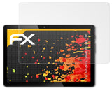 Panzerfolie atFoliX kompatibel mit JAY-tech Tablet-PC TXE10D, entspiegelnde und stoßdämpfende FX (2X)