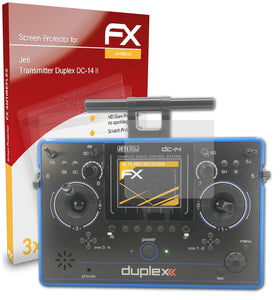 atFoliX FX-Antireflex Displayschutzfolie für Jeti Transmitter Duplex DC-14 II