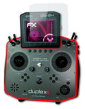 Glasfolie atFoliX kompatibel mit Jeti Transmitter Duplex DS-24, 9H Hybrid-Glass FX