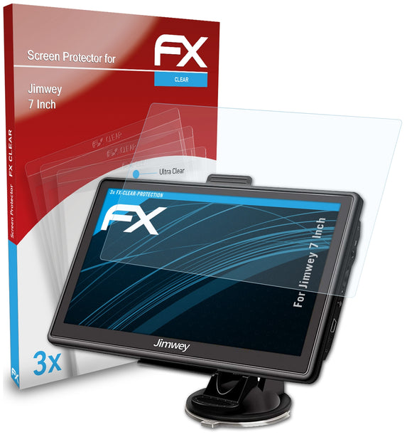 atFoliX FX-Clear Schutzfolie für Jimwey 7 Inch