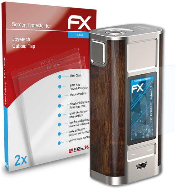 atFoliX FX-Clear Schutzfolie für Joyetech Cuboid Tap