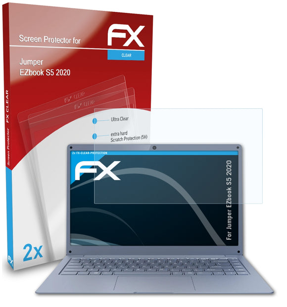 atFoliX FX-Clear Schutzfolie für Jumper EZbook S5 (2020)