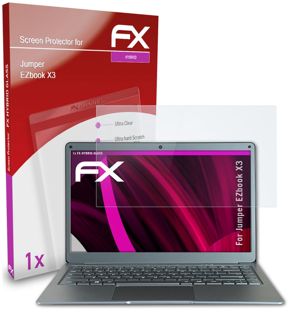 atFoliX FX-Hybrid-Glass Panzerglasfolie für Jumper EZbook X3