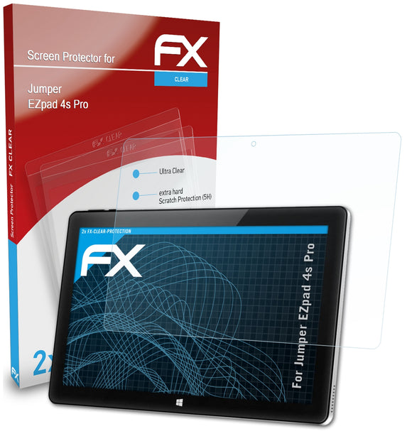 atFoliX FX-Clear Schutzfolie für Jumper EZpad 4s Pro