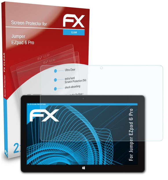 atFoliX FX-Clear Schutzfolie für Jumper EZpad 6 Pro