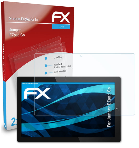 atFoliX FX-Clear Schutzfolie für Jumper EZpad Go