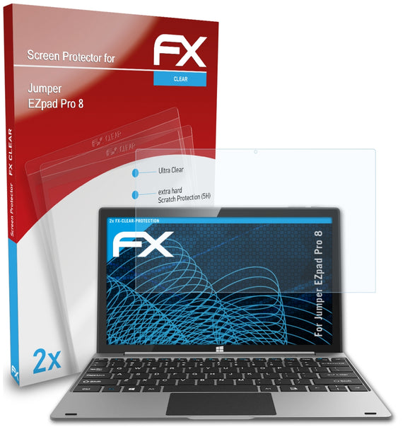 atFoliX FX-Clear Schutzfolie für Jumper EZpad Pro 8