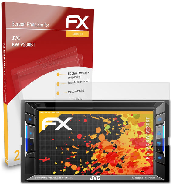 atFoliX FX-Antireflex Displayschutzfolie für JVC KW-V230BT