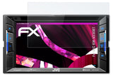 Glasfolie atFoliX kompatibel mit JVC KW-V230BT, 9H Hybrid-Glass FX