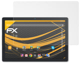 Panzerfolie atFoliX kompatibel mit Keenlove Tablet 10,1, entspiegelnde und stoßdämpfende FX (2X)