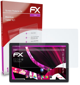 atFoliX FX-Hybrid-Glass Panzerglasfolie für Keenlove Tablet 10,1