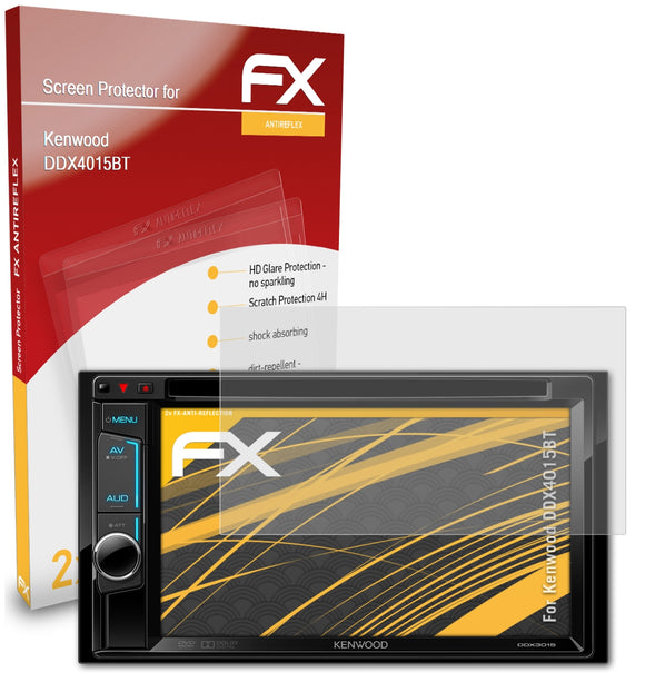 atFoliX FX-Antireflex Displayschutzfolie für Kenwood DDX4015BT