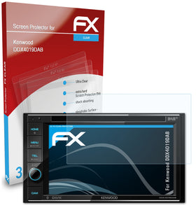 atFoliX FX-Clear Schutzfolie für Kenwood DDX4019DAB