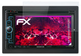 atFoliX Glasfolie kompatibel mit Kenwood DDX42BT, 9H Hybrid-Glass FX Panzerfolie