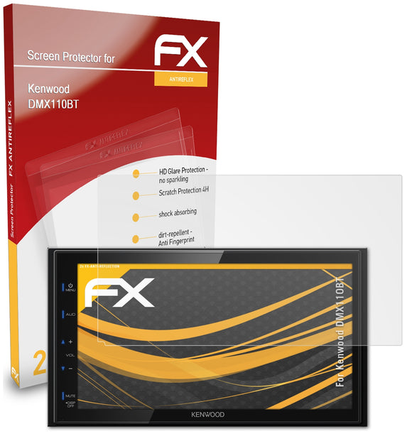 atFoliX FX-Antireflex Displayschutzfolie für Kenwood DMX110BT