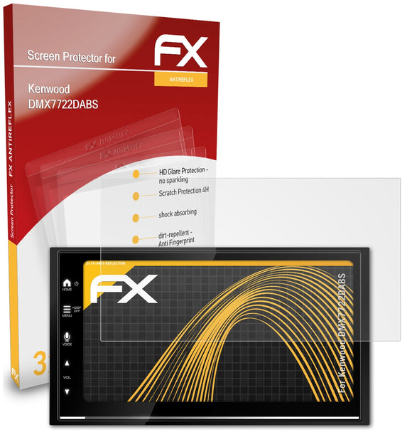 atFoliX FX-Antireflex Displayschutzfolie für Kenwood DMX7722DABS