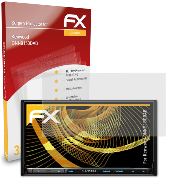 atFoliX FX-Antireflex Displayschutzfolie für Kenwood DNN9150DAB