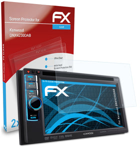 atFoliX FX-Clear Schutzfolie für Kenwood DNX4230DAB