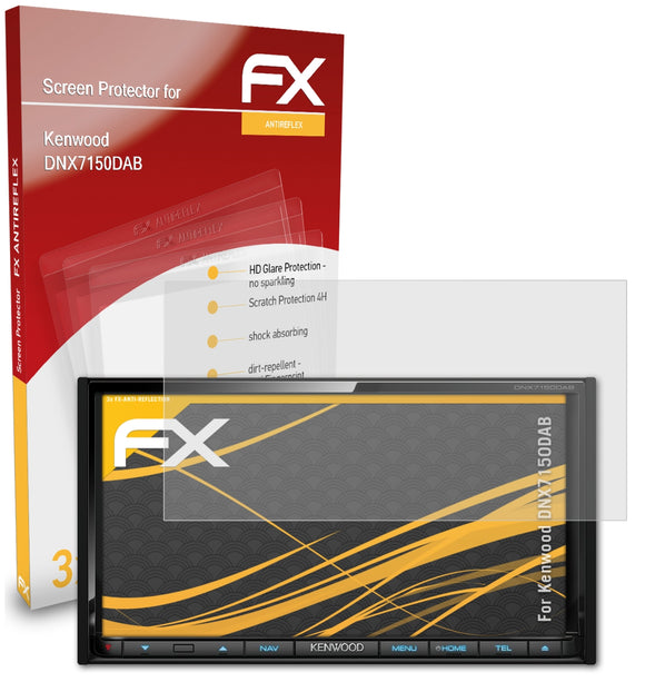 atFoliX FX-Antireflex Displayschutzfolie für Kenwood DNX7150DAB