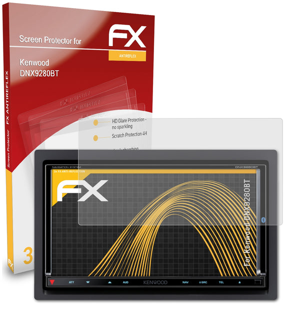 atFoliX FX-Antireflex Displayschutzfolie für Kenwood DNX9280BT
