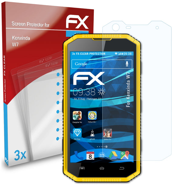 atFoliX FX-Clear Schutzfolie für Kenxinda W7