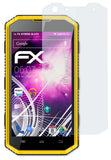 atFoliX Glasfolie kompatibel mit Kenxinda W7, 9H Hybrid-Glass FX Panzerfolie