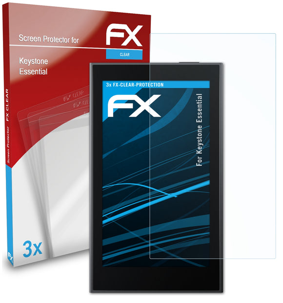 atFoliX FX-Clear Schutzfolie für Keystone Essential
