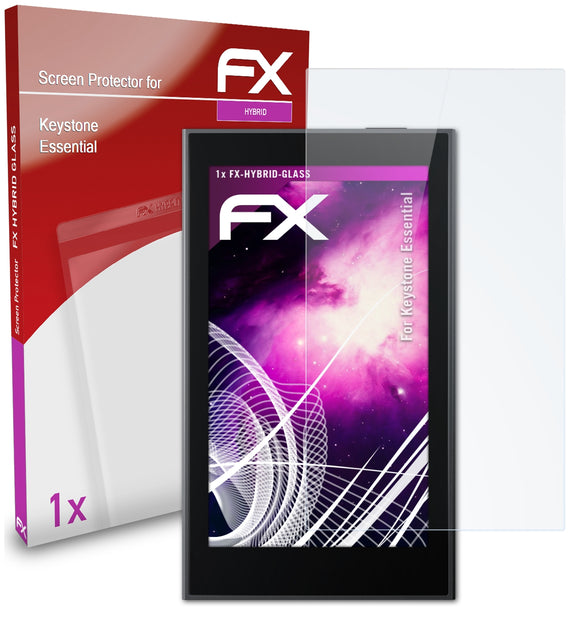 atFoliX FX-Hybrid-Glass Panzerglasfolie für Keystone Essential