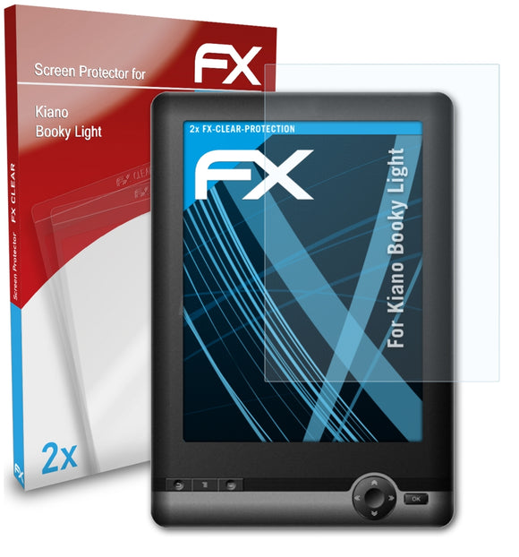 atFoliX FX-Clear Schutzfolie für Kiano Booky Light