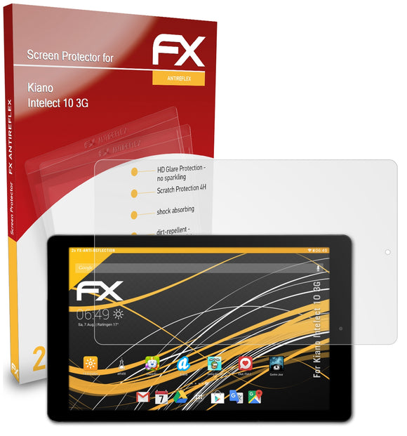 atFoliX FX-Antireflex Displayschutzfolie für Kiano Intelect 10 3G