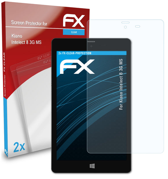 atFoliX FX-Clear Schutzfolie für Kiano Intelect 8 3G MS