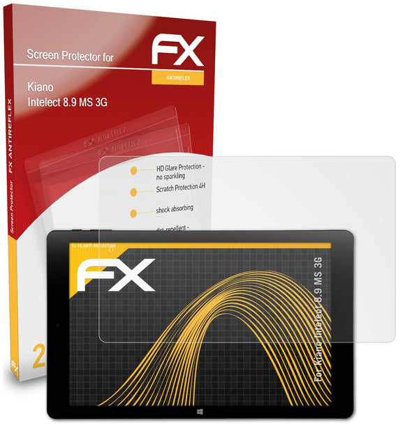 atFoliX FX-Antireflex Displayschutzfolie für Kiano Intelect 8.9 MS 3G